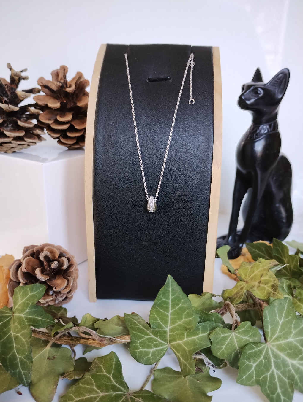 COLLIER ARGENT 925 RHODIE
