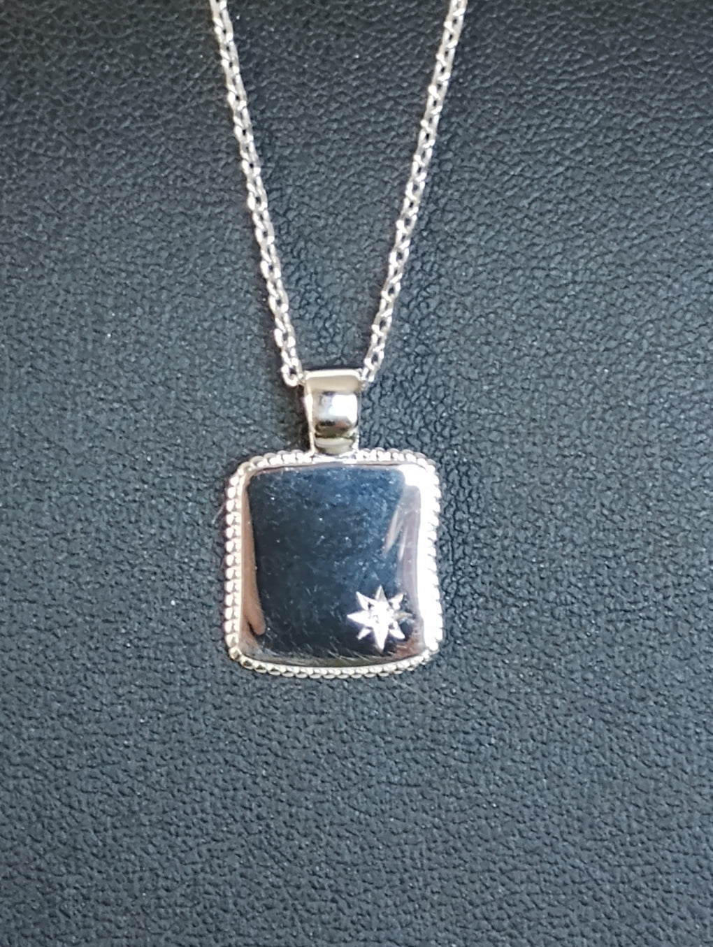 COLLIER ARGENT 925 RHODIE