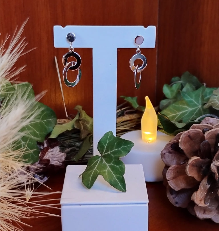 BOUCLES D'OREILLES - ARGENT 925
