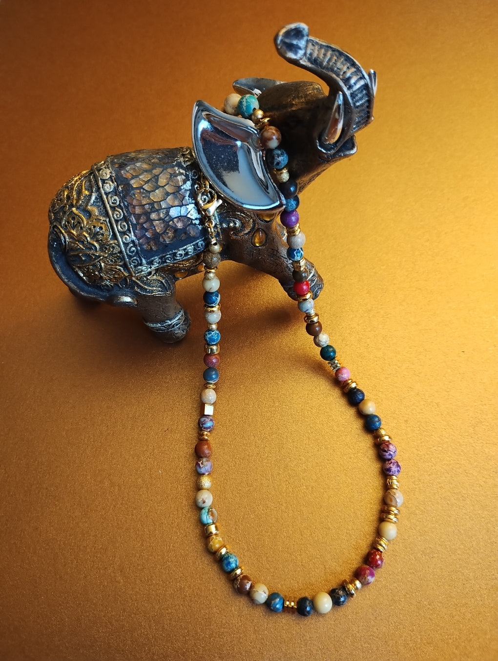 COLLIER PIERRES NATURELLES - création ICONIK - pièce unique