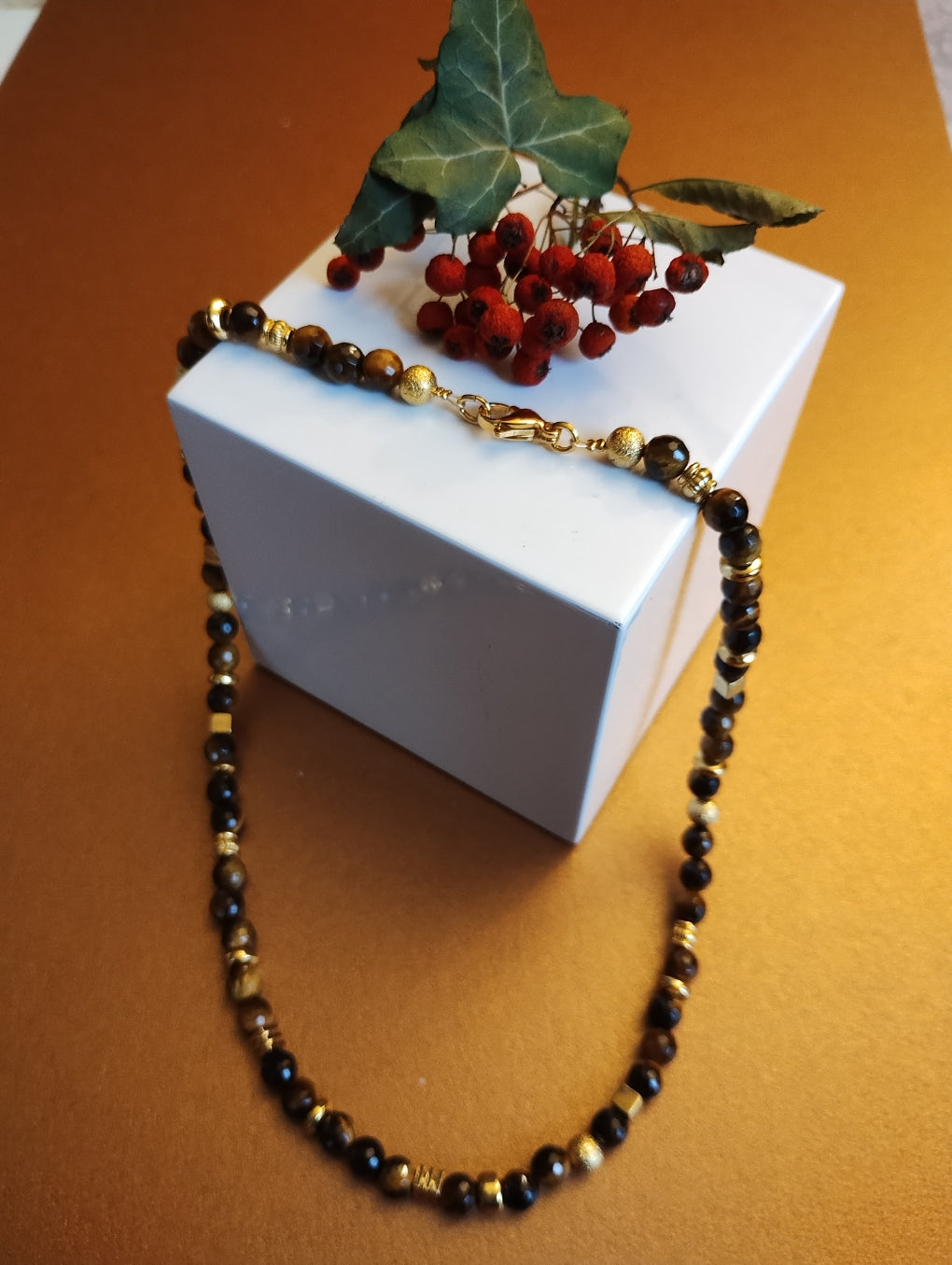 COLLIER PIERRES NATURELLES - création ICONIK - pièce unique