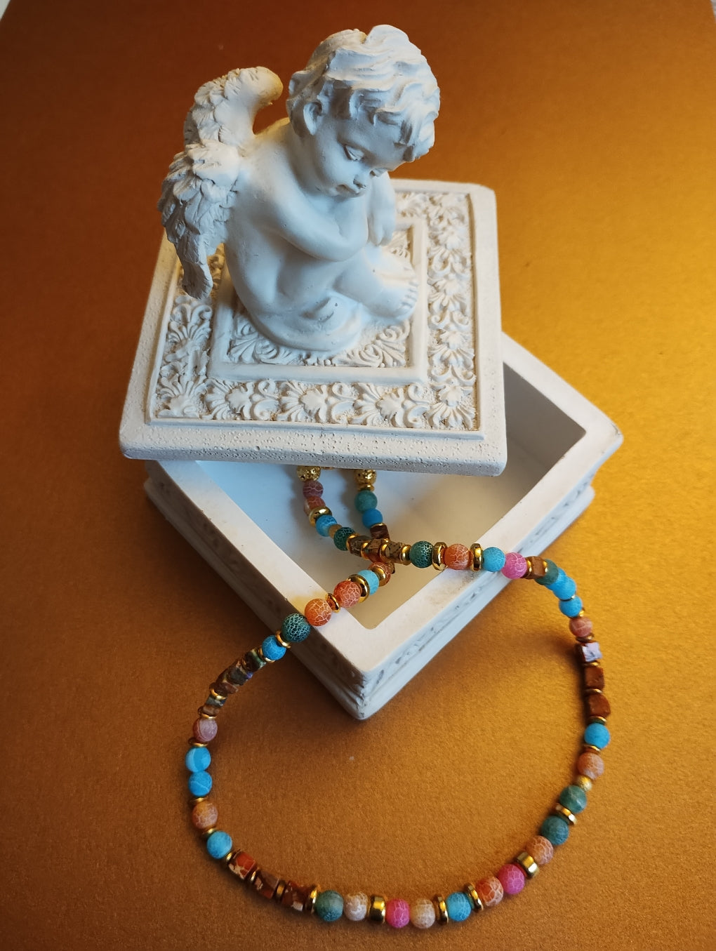 COLLIER PIERRES NATURELLES - création ICONIK - pièce unique