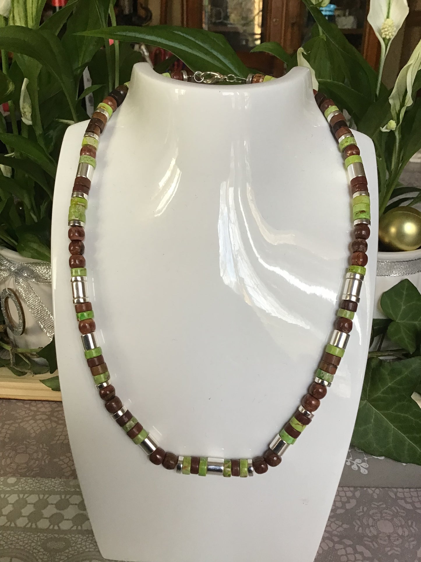 Collier pierres semi-précieuses - création ICONIK CONCEPT