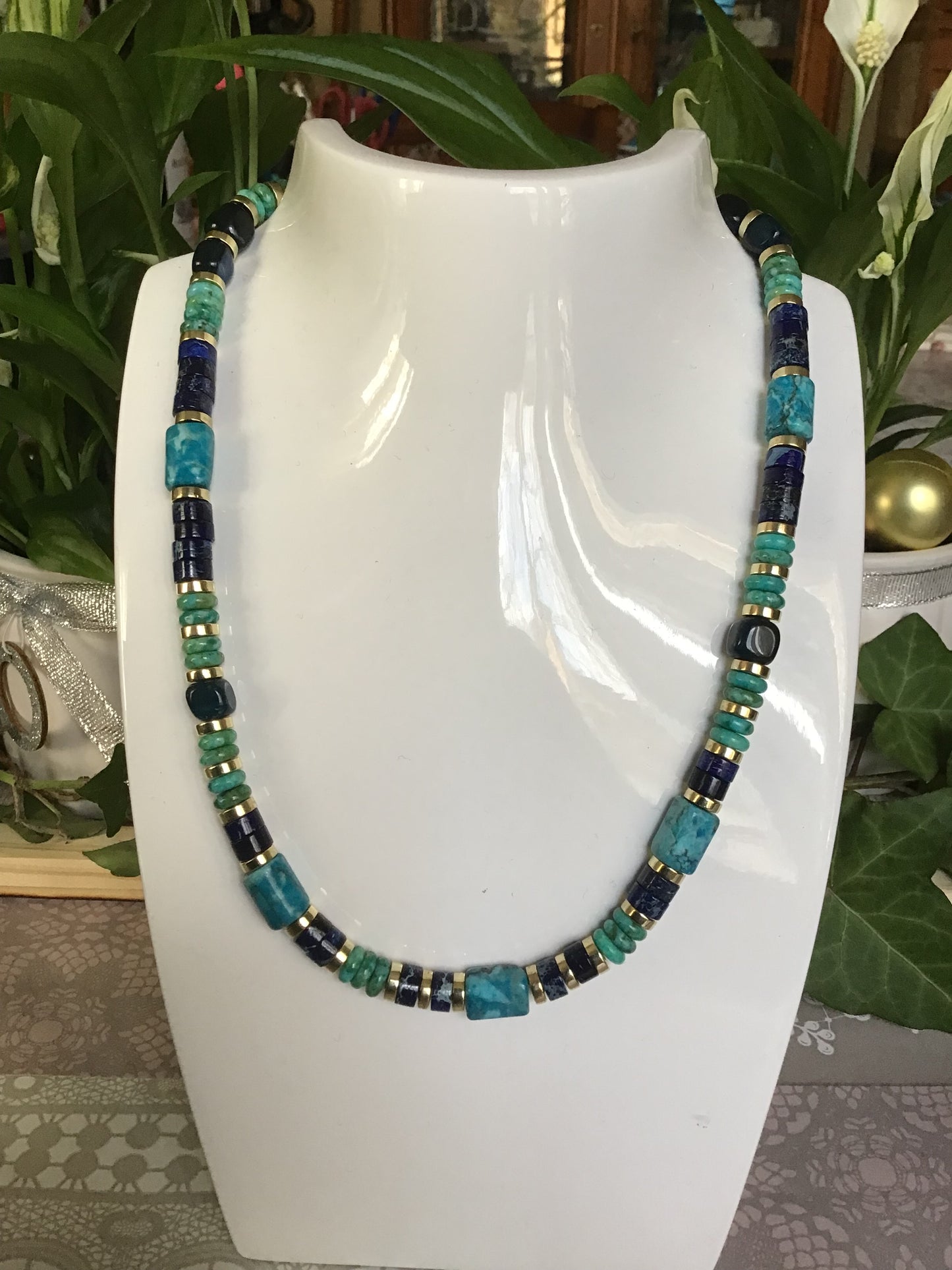 Collier pierres semi-précieuses - création ICONIK CONCEPT