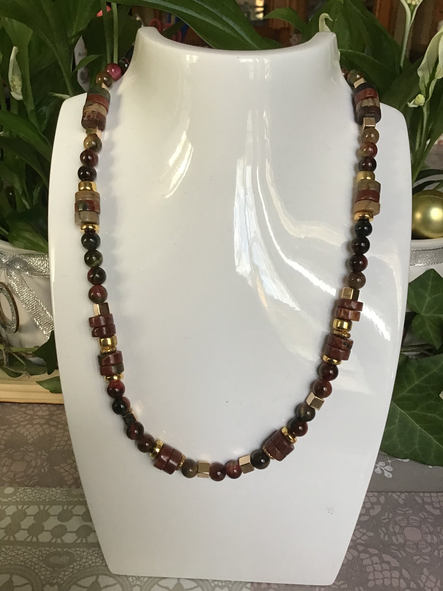 Collier pierres semi-précieuses - création ICONIK CONCEPT