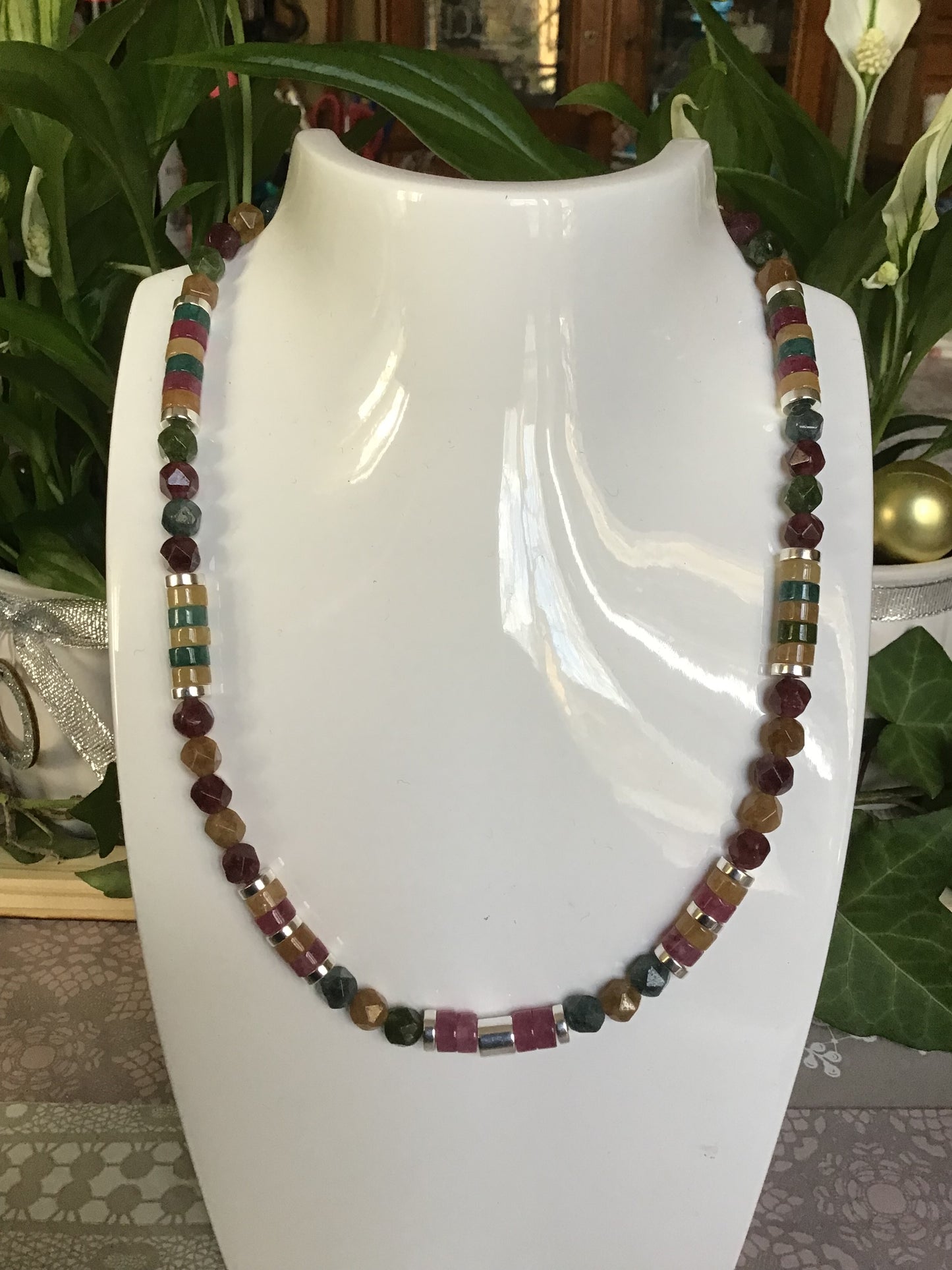Collier pierres semi-précieuses - création ICONIK CONCEPT